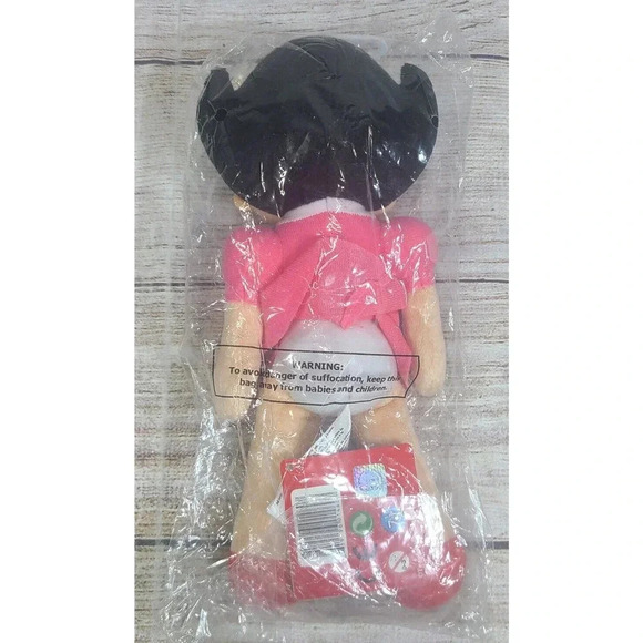 Tezuka Astro Boy Plush Uran Younger Sister Stuffed Toy Doll Tan Pink 10" New - Picture 2 of 4
